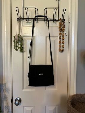 Liz Claiborne Black Flap Crossbody Bag
